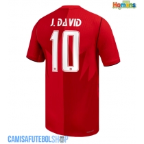 Camisa de time de futebol Canadá Jonathan David #10 Replicas 1º Equipamento Mundo 2026 Manga Curta